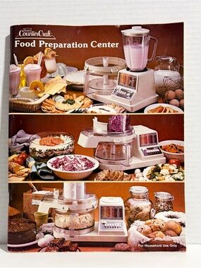 Sears Counter Craft Blender And Food Processor 400 Series Manual Only Vintage